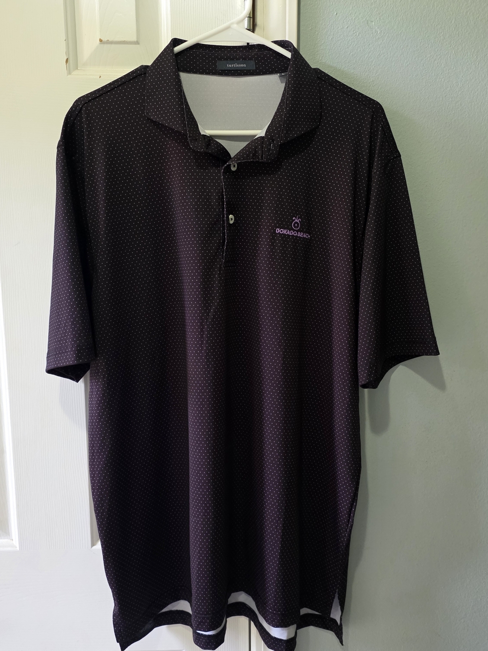 Tommy Bahama Men's Black Microdot Polo
